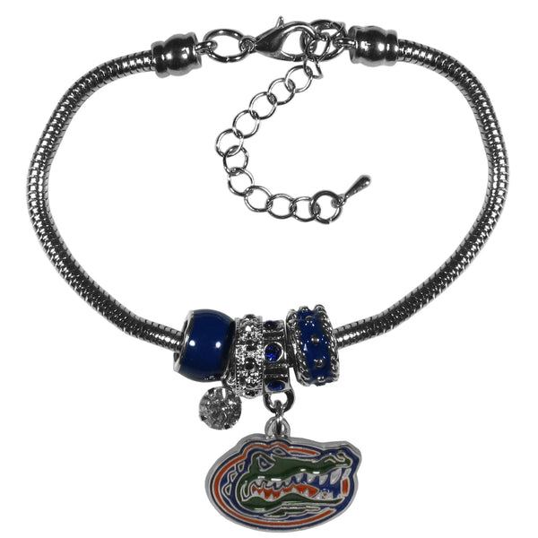 NCAA - Florida Gators Euro Bead Bracelet-Jewelry & Accessories,Bracelets,Euro Bead Bracelets,College Euro Bead Bracelets-JadeMoghul Inc.