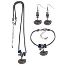 NCAA - Florida Gators Euro Bead Jewelry 3 piece Set-Jewelry & Accessories,College Jewelry,Florida Gators Jewelry-JadeMoghul Inc.