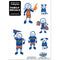 NCAA - Florida Gators Family Decal Set Small-Automotive Accessories,Decals,Family Character Decals,Small Family Decals,College Small Family Decals-JadeMoghul Inc.