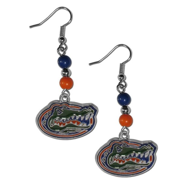 NCAA - Florida Gators Fan Bead Dangle Earrings-Jewelry & Accessories,Earrings,Fan Bead Earrings,College Fan Bead Earrings-JadeMoghul Inc.