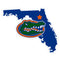 NCAA - Florida Gators Home State 11 Inch Magnet-Automotive Accessories,Magnets,Home State Magnets,College Home State Magnets-JadeMoghul Inc.