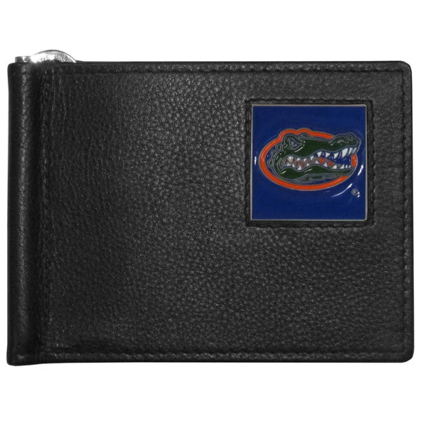 NCAA - Florida Gators Leather Bill Clip Wallet-Wallets & Checkbook Covers,Bill Clip Wallets,College Bill Clip Wallets-JadeMoghul Inc.