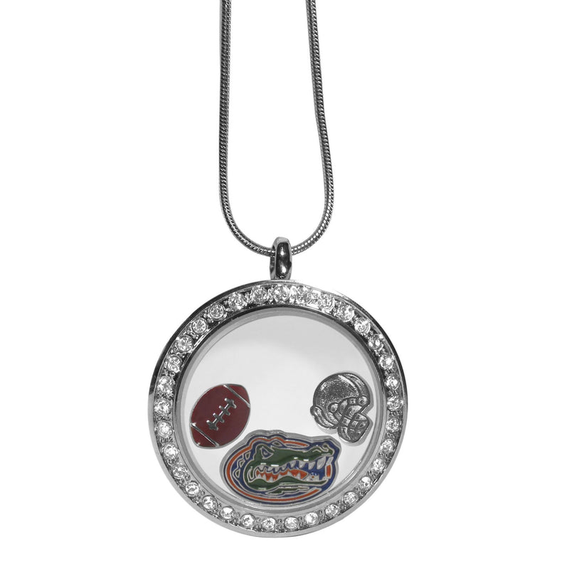 NCAA - Florida Gators Locket Necklace-Jewelry & Accessories,Necklaces,Locket Necklaces,College Locket Necklaces-JadeMoghul Inc.