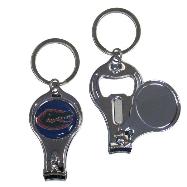 NCAA - Florida Gators Nail Care/Bottle Opener Key Chain-Key Chains,3 in 1 Key Chains,College 3 in 1 Key Chains-JadeMoghul Inc.