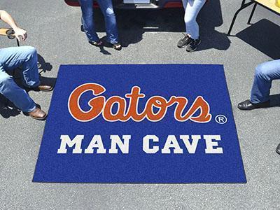 Grill Mat NCAA Florida "Gators" Script Man Cave Tailgater Rug 5'x6'