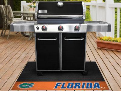 BBQ Grill Mat NCAA Florida Grill Tailgate Mat 26"x42" Orange