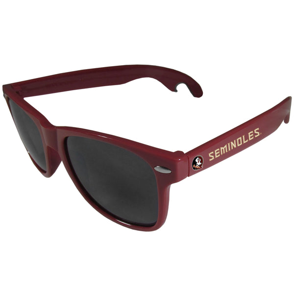 NCAA - Florida St. Seminoles Beachfarer Bottle Opener Sunglasses, Maroon-Sunglasses, Eyewear & Accessories,College Eyewear,Florida St. Seminoles Eyewear-JadeMoghul Inc.