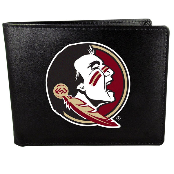 NCAA - Florida St. Seminoles Bi-fold Wallet Large Logo-Wallets & Checkbook Covers,College Wallets,Florida St. Seminoles Wallets-JadeMoghul Inc.