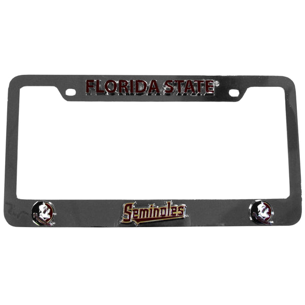 NCAA - Florida St. Seminoles Deluxe Tag Frame-Automotive Accessories,Tag Frames,Deluxe Tag Frames,College Deluxe Tag Frames-JadeMoghul Inc.