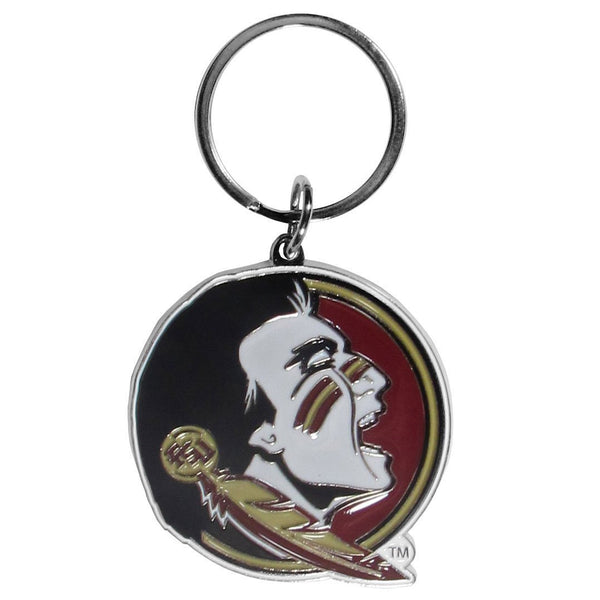 NCAA - Florida St. Seminoles Enameled Key Chain-Key Chains,Chrome and Enameled Key Chains,College Chrome and Enameled Key Chains-JadeMoghul Inc.