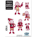 NCAA - Florida St. Seminoles Family Decal Set Small-Automotive Accessories,Decals,Family Character Decals,Small Family Decals,College Small Family Decals-JadeMoghul Inc.