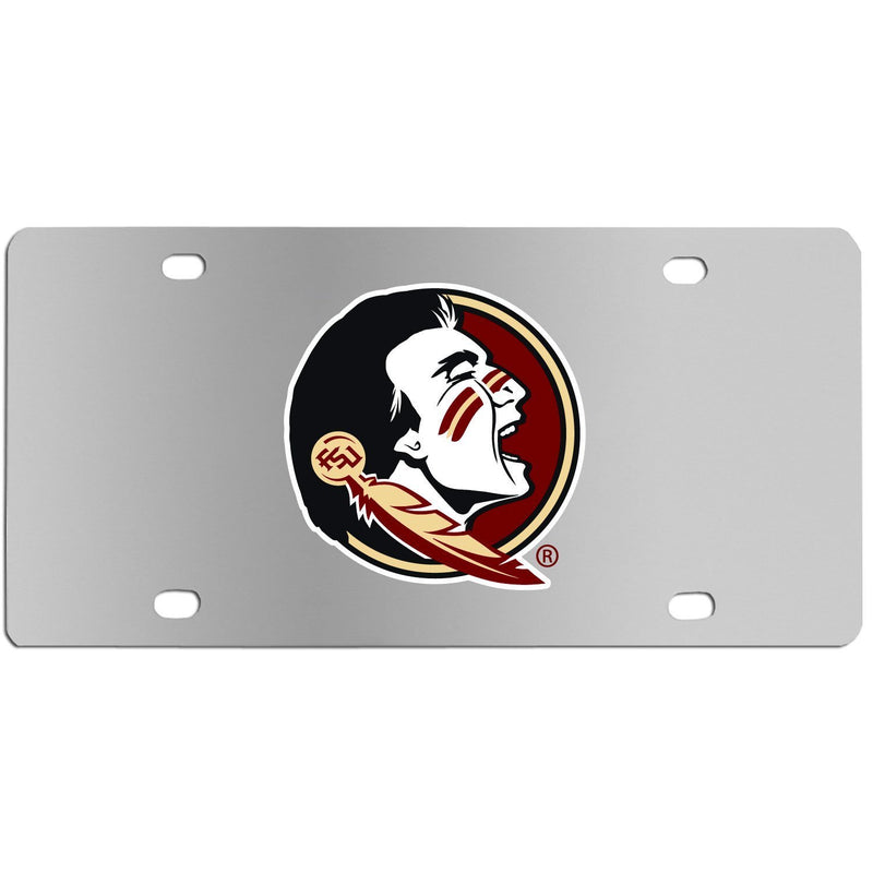 NCAA - Florida St. Seminoles Steel License Plate Wall Plaque-Automotive Accessories,License Plates,Steel License Plates,College Steel License Plates-JadeMoghul Inc.