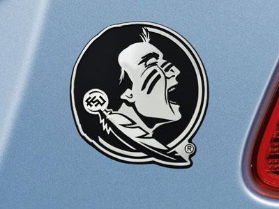 Custom Logo Rugs NCAA Florida State Auto Emblem 3"x3.2"
