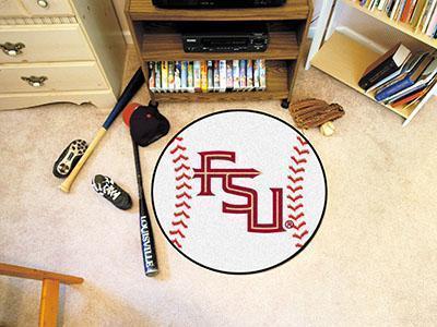 Round Rugs For Sale NCAA Florida State Baseball Mat 27" diameter