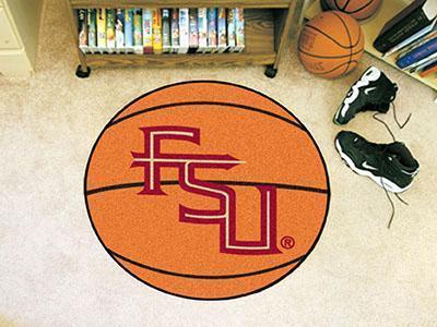 Round Area Rugs NCAA Florida State Basketball Mat 27" diameter