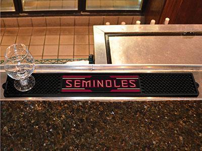 BBQ Grill Mat NCAA Florida State Drink Tailgate Mat 3.25"x24"