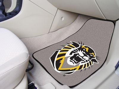Rubber Car Mats NCAA Fort Hays State 2-pc Carpeted Front Car Mats 17"x27"