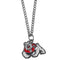 NCAA - Fresno St. Bulldogs Chain Necklace with Small Charm-Jewelry & Accessories,Necklaces,Chain Necklaces,College Chain Necklaces-JadeMoghul Inc.
