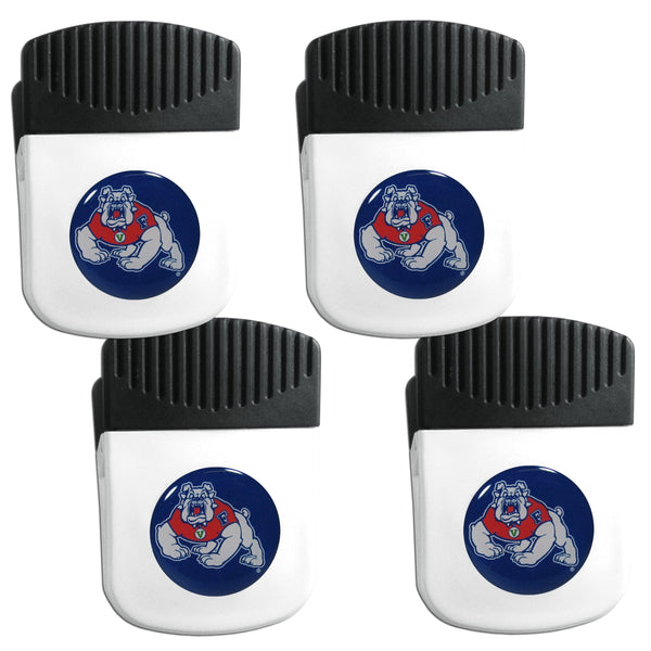 NCAA - Fresno St. Bulldogs Clip Magnet with Bottle Opener, 4 pack-Other Cool Stuff,College Other Cool Stuff,Fresno St. Bulldogs Other Cool Stuff-JadeMoghul Inc.