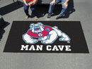 BBQ Accessories NCAA Fresno State Man Cave Tailgater Rug 5'x6' black