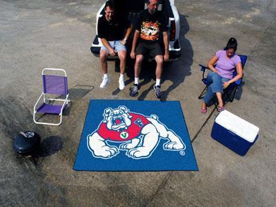 BBQ Store NCAA Fresno State Tailgater Rug 5'x6'