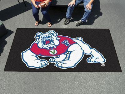 Outdoor Rugs NCAA Fresno State Ulti-Mat black