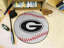 Round Rugs For Sale NCAA Georgia Baseball Mat 27" diameter