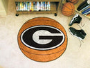 Round Rugs For Sale NCAA Georgia Basketball Mat 27" diameter