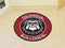 Round Area Rugs NCAA Georgia Black New Bulldog Roundel Mat 27" diameter