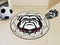 Cheap Rugs Online NCAA Georgia Black New Bulldog Soccer Ball  Mat 27" diameter