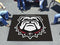 BBQ Store NCAA Georgia Black New Bulldog Tailgater Rug 5'x6'