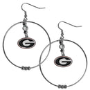 NCAA - Georgia Bulldogs 2 Inch Hoop Earrings-Jewelry & Accessories,Earrings,2 inch Hoop Earrings,College Hoop Earrings-JadeMoghul Inc.