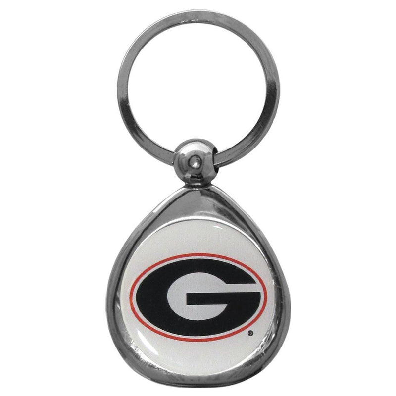 NCAA - Georgia Bulldogs Chrome Key Chain-Key Chains,Chrome Key Chains,College Chrome Key Chains-JadeMoghul Inc.