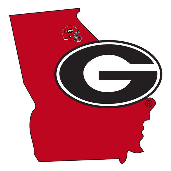 NCAA - Georgia Bulldogs Home State Decal-Automotive Accessories,Decals,Home State Decals,College Home State Decals-JadeMoghul Inc.