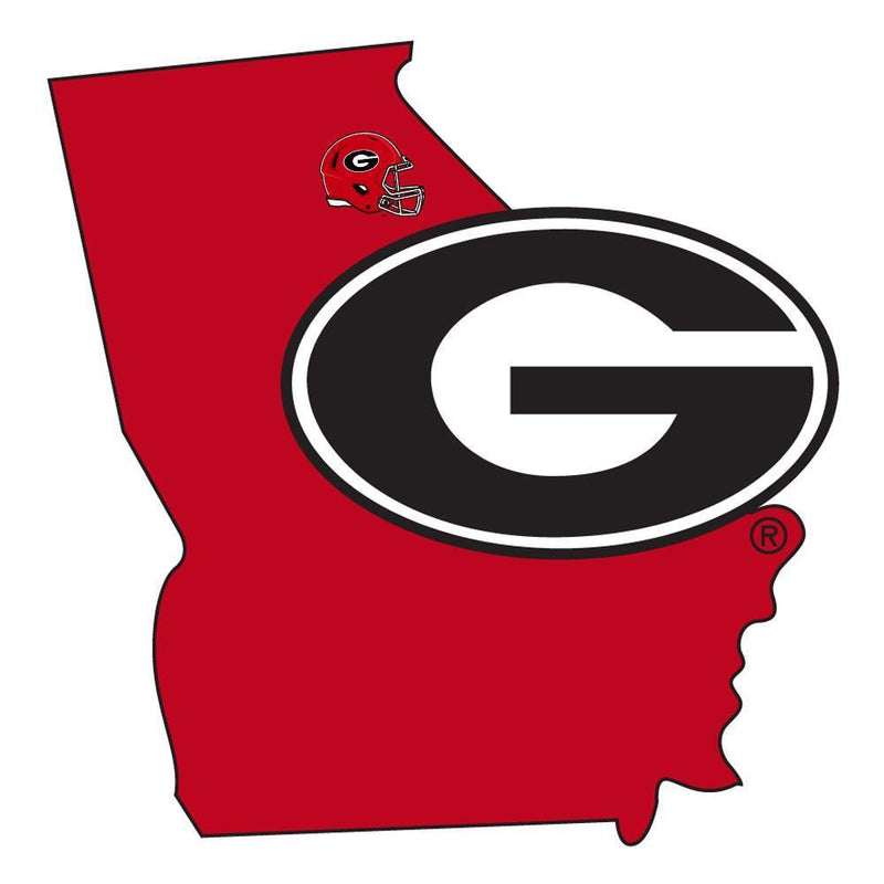 NCAA - Georgia Bulldogs Home State Decal-Automotive Accessories,Decals,Home State Decals,College Home State Decals-JadeMoghul Inc.