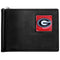 NCAA - Georgia Bulldogs Leather Bill Clip Wallet-Wallets & Checkbook Covers,Bill Clip Wallets,College Bill Clip Wallets-JadeMoghul Inc.