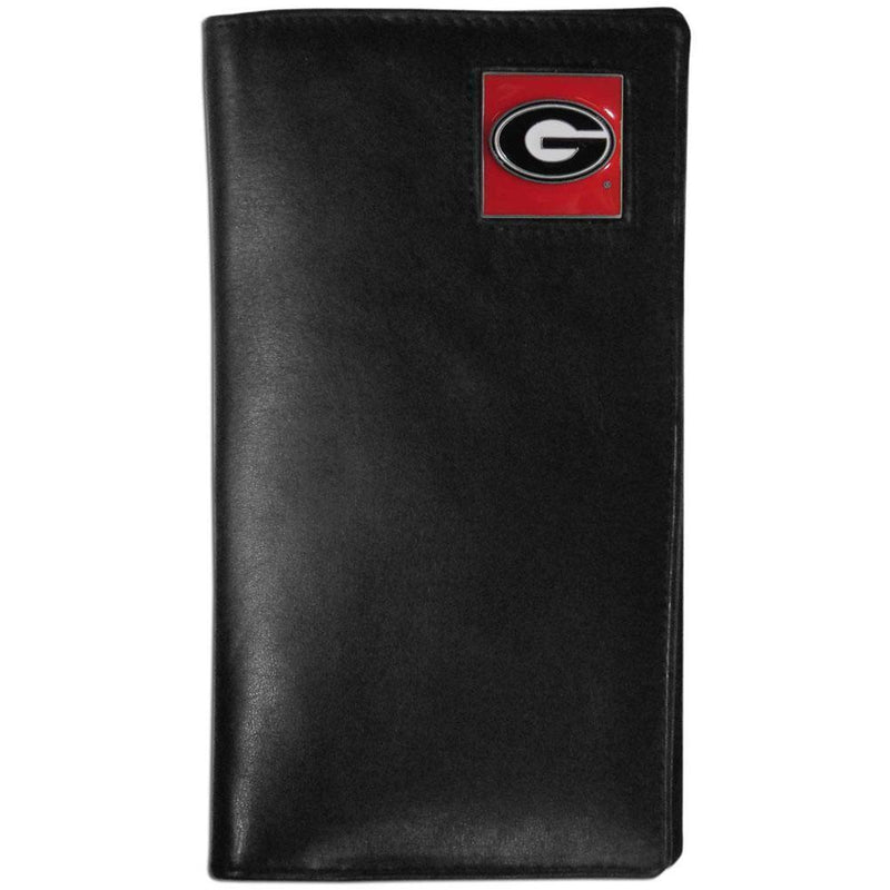 NCAA - Georgia Bulldogs Leather Tall Wallet-Wallets & Checkbook Covers,Tall Wallets,College Tall Wallets-JadeMoghul Inc.