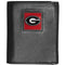 NCAA - Georgia Bulldogs Leather Tri-fold Wallet-Wallets & Checkbook Covers,Tri-fold Wallets,Tri-fold Wallets,College Tri-fold Wallets-JadeMoghul Inc.