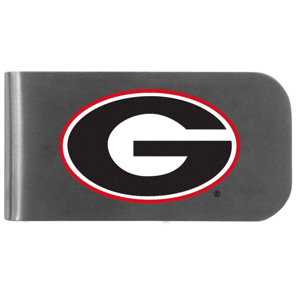 NCAA - Georgia Bulldogs Logo Bottle Opener Money Clip-Wallets & Checkbook Covers,College Wallets,Georgia Bulldogs Wallets-JadeMoghul Inc.