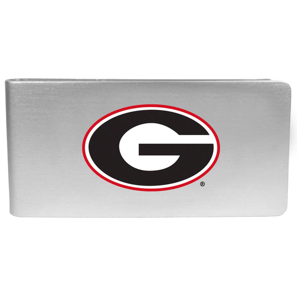 NCAA - Georgia Bulldogs Logo Money Clip-Wallets & Checkbook Covers,College Wallets,Georgia Bulldogs Wallets-JadeMoghul Inc.