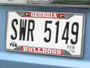 License Plate Frames NCAA Georgia License Plate Frame 6.25"x12.25"