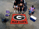 Grill Mat NCAA Georgia Man Cave Tailgater Rug 5'x6'