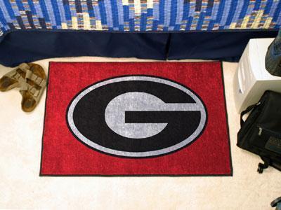 Outdoor Rugs NCAA Georgia Starter Rug 19"x30"