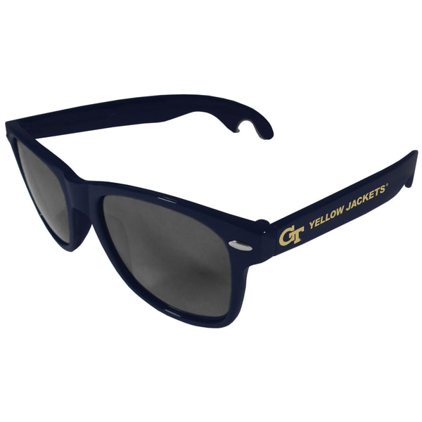 NCAA - Georgia Tech Yellow Jackets Beachfarer Bottle Opener Sunglasses, Dark Blue-Sunglasses, Eyewear & Accessories,College Eyewear,Georgia Tech Yellow Jackets Eyewear-JadeMoghul Inc.