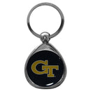 NCAA - Georgia Tech Yellow Jackets Chrome Key Chain-Key Chains,Chrome Key Chains,College Chrome Key Chains-JadeMoghul Inc.