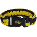 NCAA - Georgia Tech Yellow Jackets Survivor Bracelet-Jewelry & Accessories,Bracelets,Survivor Bracelets,College Survivor Bracelets-JadeMoghul Inc.