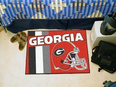 Outdoor Mat NCAA Georgia Uniform Starter Rug 19"x30"