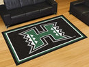 5x8 Rug NCAA Hawaii 5'x8' Plush Rug