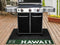 BBQ Grill Mat NCAA Hawaii Grill Tailgate Mat 26"x42"