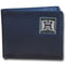 NCAA - Hawaii Warriors Leather Bi-fold Wallet Packaged in Gift Box-Wallets & Checkbook Covers,Bi-fold Wallets,Gift Box Packaging,College Bi-fold Wallets-JadeMoghul Inc.